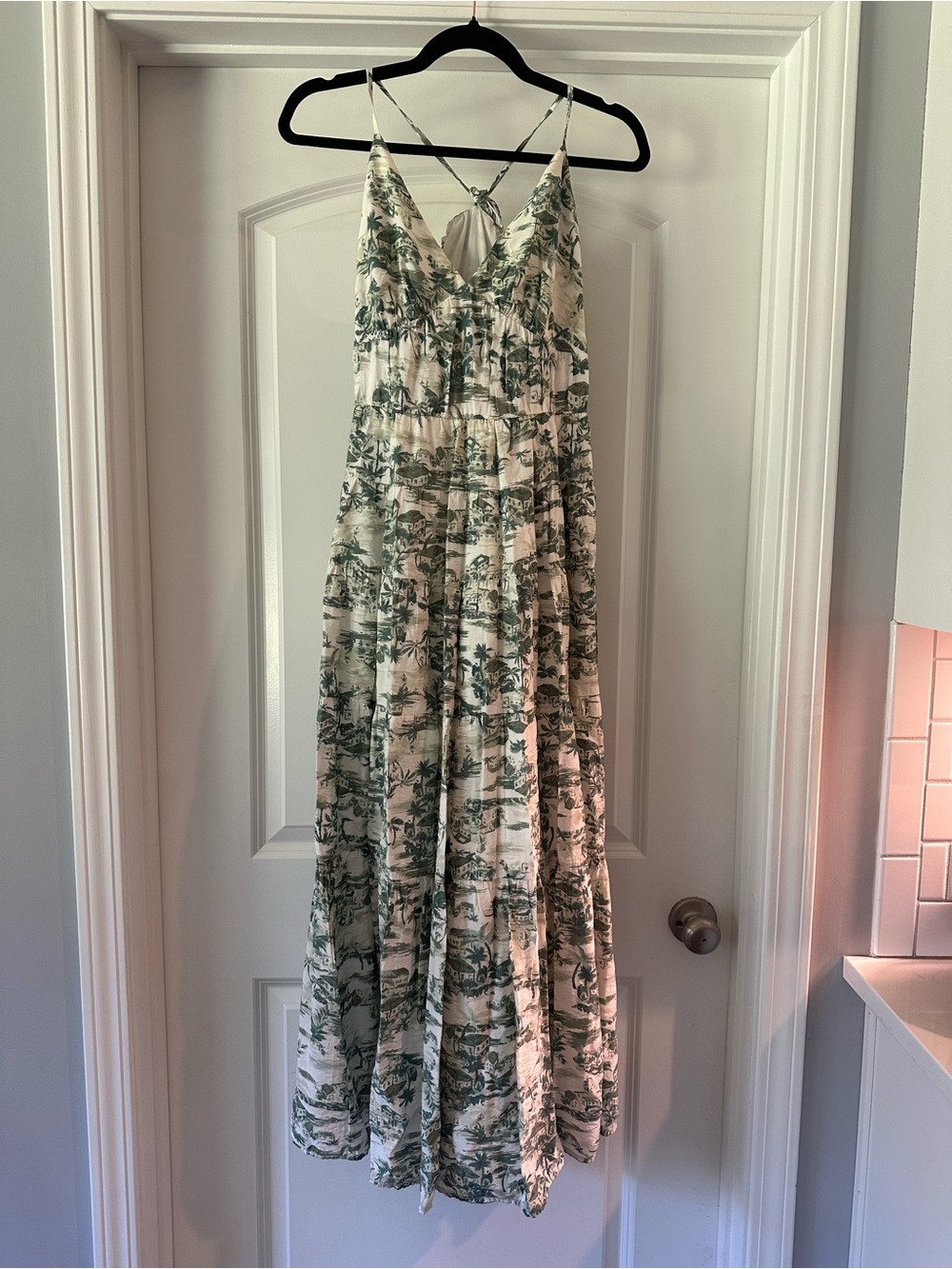 Abercrombie & Fitch Tropical Toile Maxi Dress